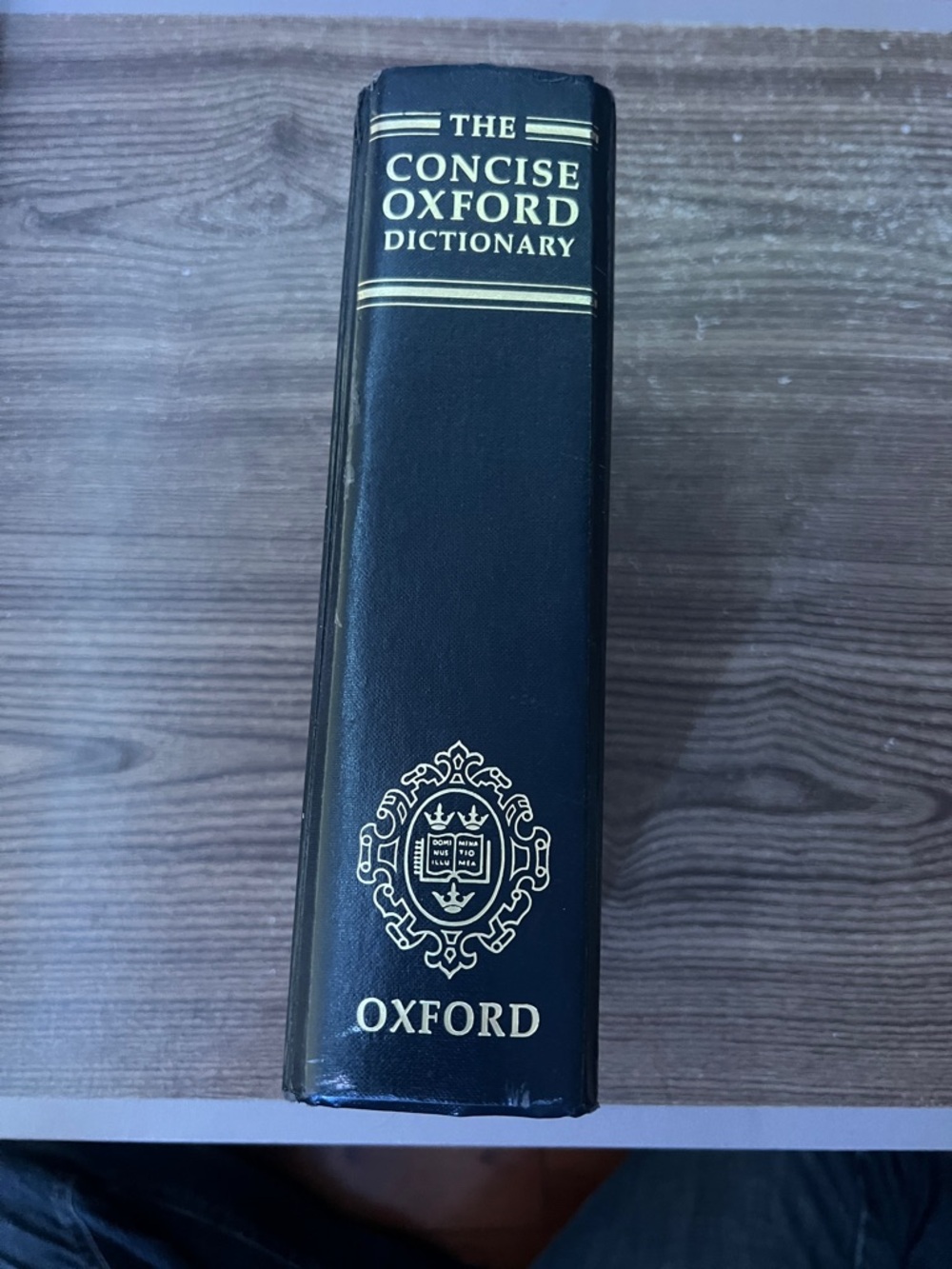 Oxford Concise Dictionary - Navy with Gold Accents